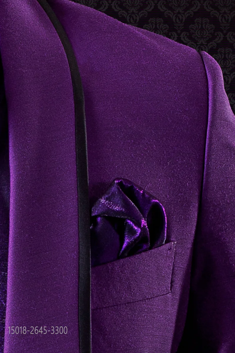 Pañuelo de lurex violeta