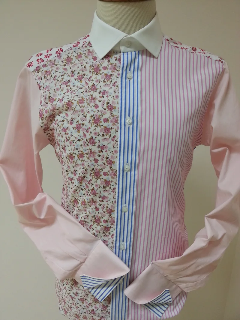 Patchwork-Hemd