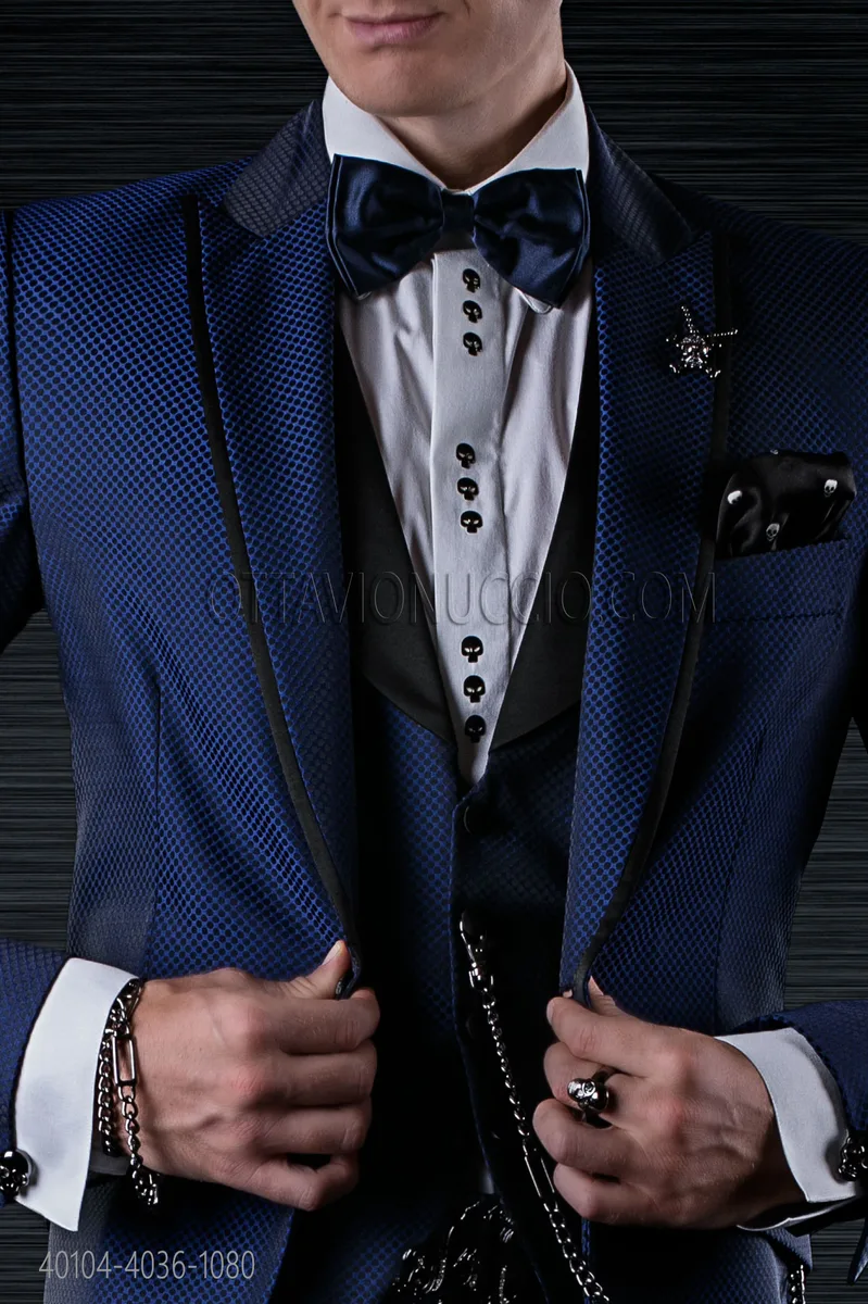 White shirt with skull appliqués