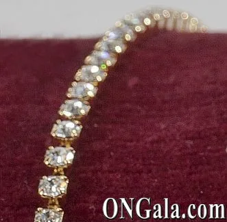 Catenina oro con strass crystal