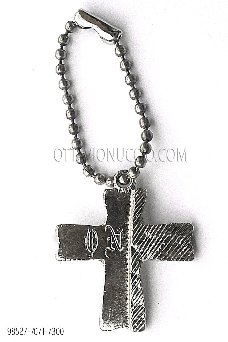 Pendente croce nichel