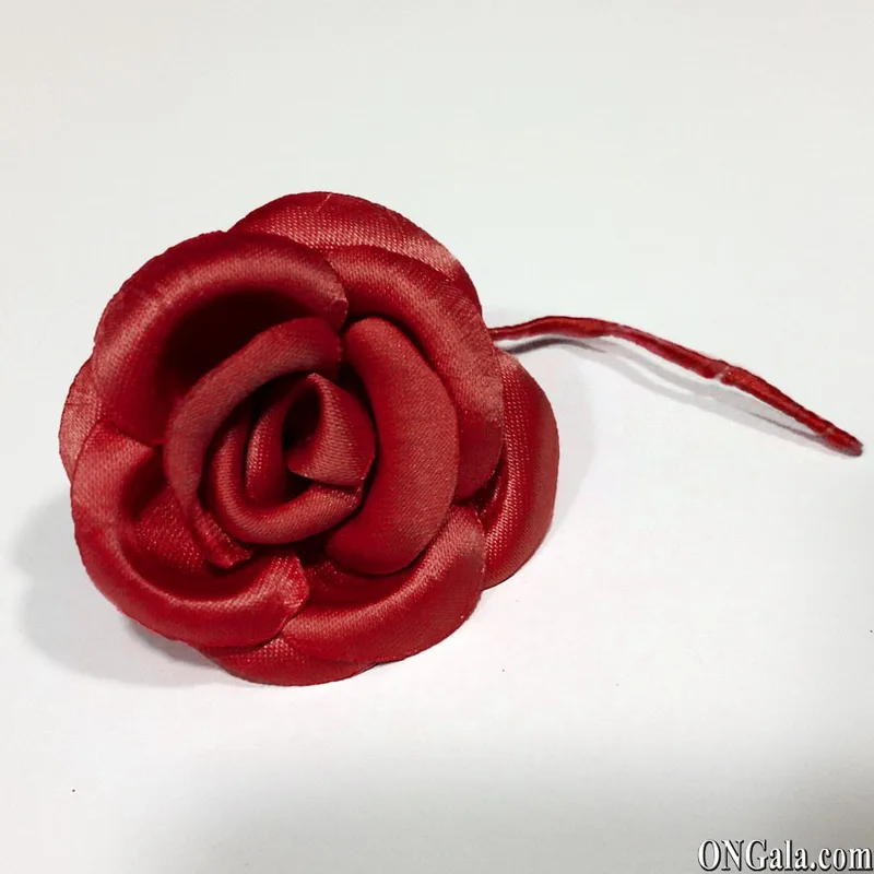 Red Satin Flower