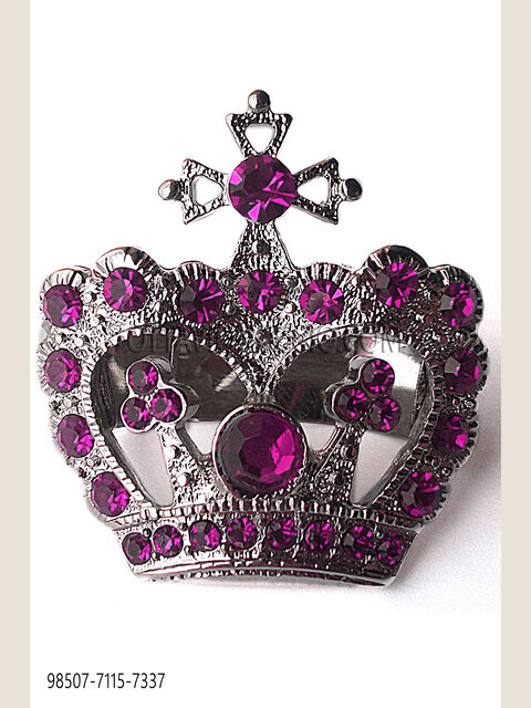 Fermanodo corona nichel strass glicine