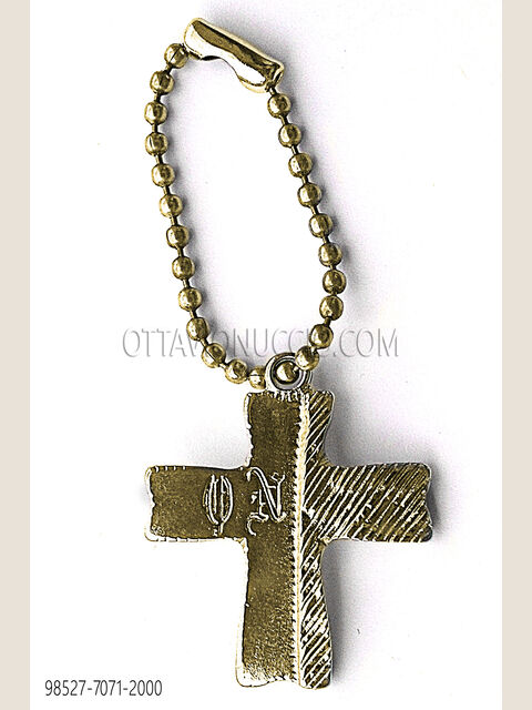 Pendente croce finitura oro