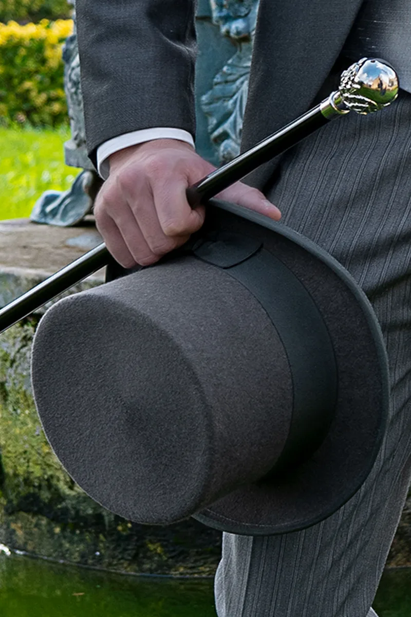 Tight da matrimonio uomo stile inglese, misto lana grigio 4