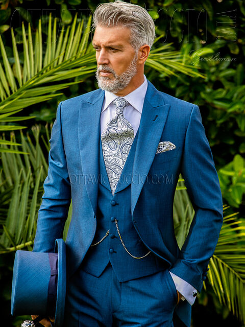 Tight classico blu royal tre pezzi